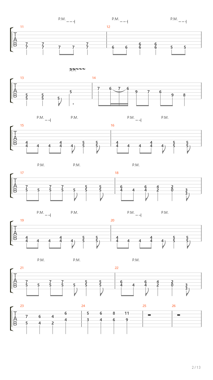 Mas?uerade Rhapsody Re?uest吉他谱
