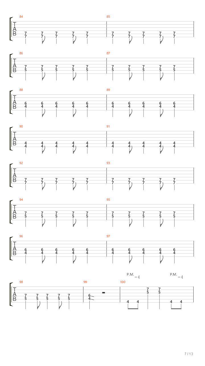 Mas?uerade Rhapsody Re?uest吉他谱