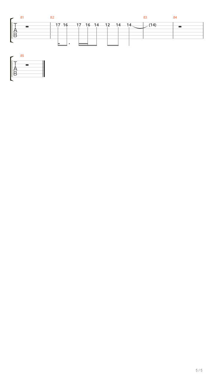 18 And Life吉他谱