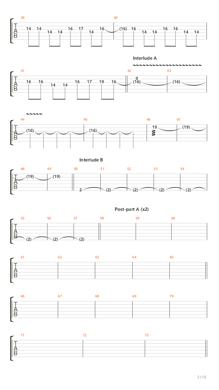 Terrain吉他谱
