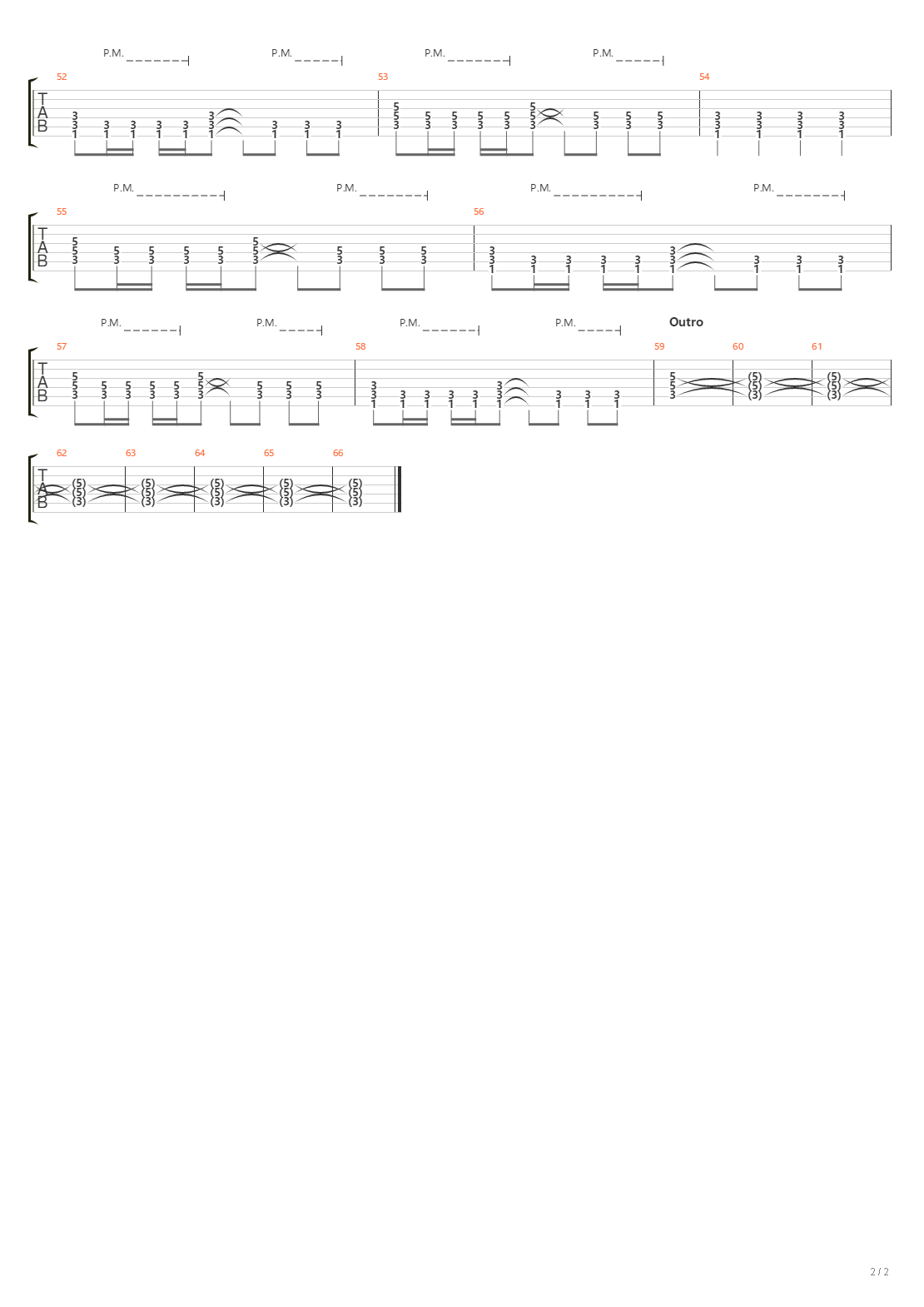 32 Ways To Die吉他谱