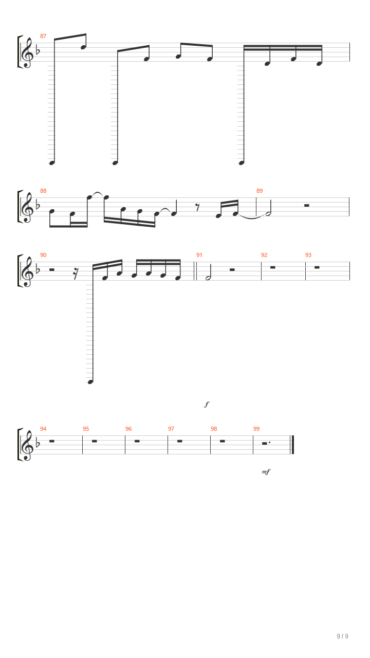 凪がぬ感情に音楽を(Nagiganu Kanjou ni Ongaku wo,在风平浪静的感情中演奏音乐)吉他谱