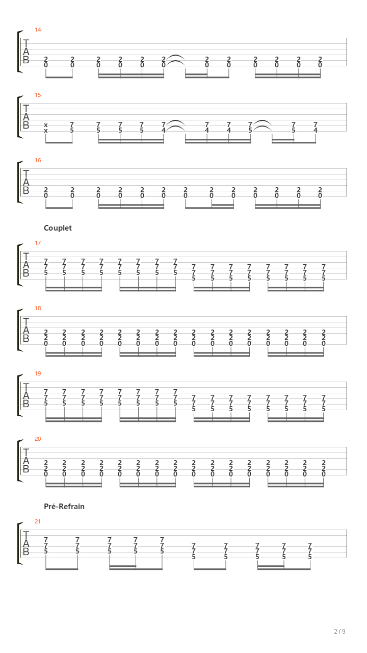 Another Time Around吉他谱