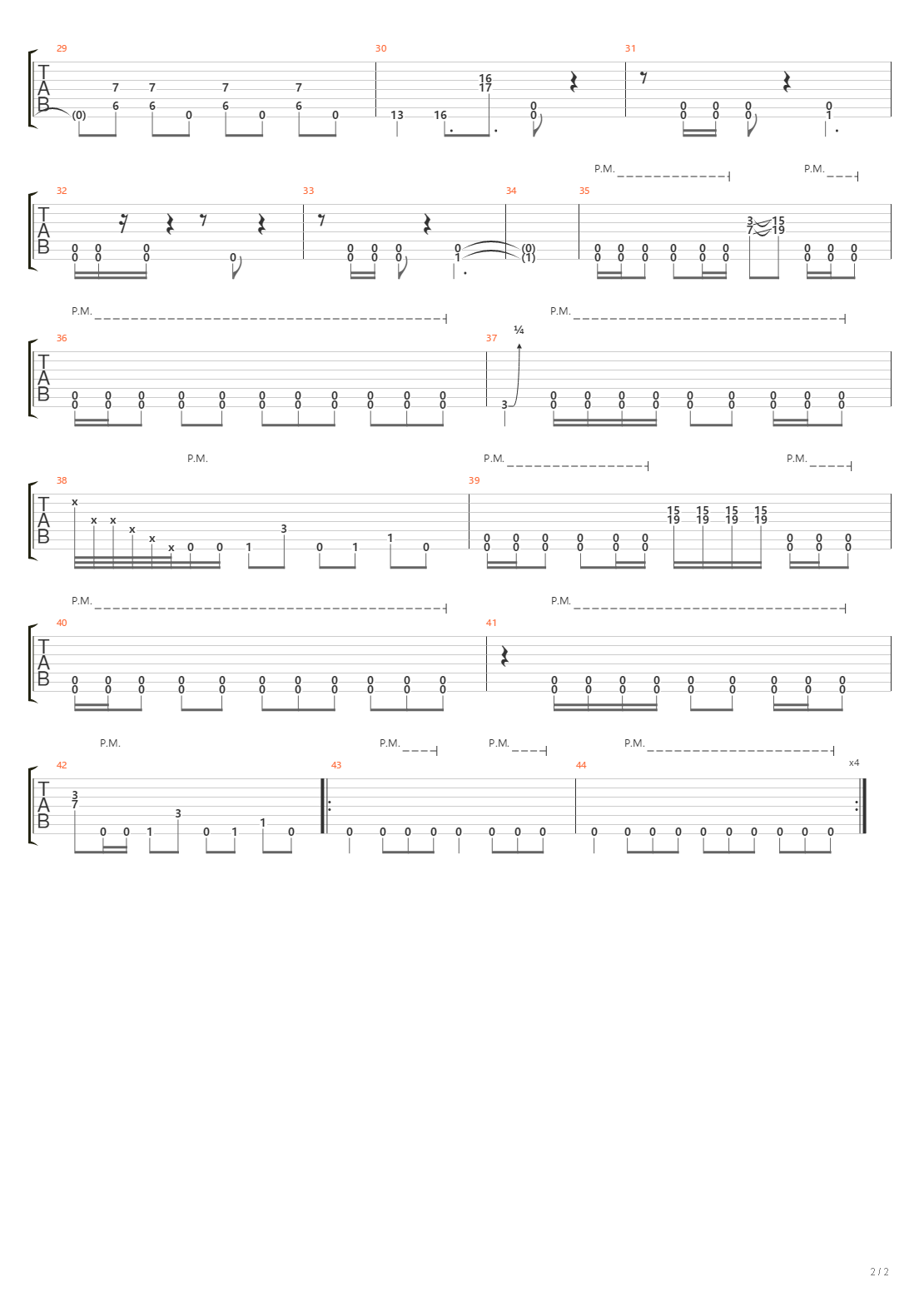 In gloom吉他谱