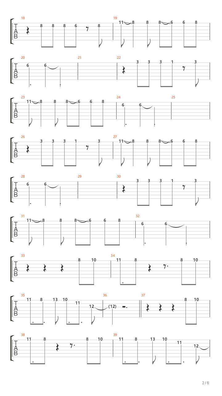 Ba-da-Ba吉他谱