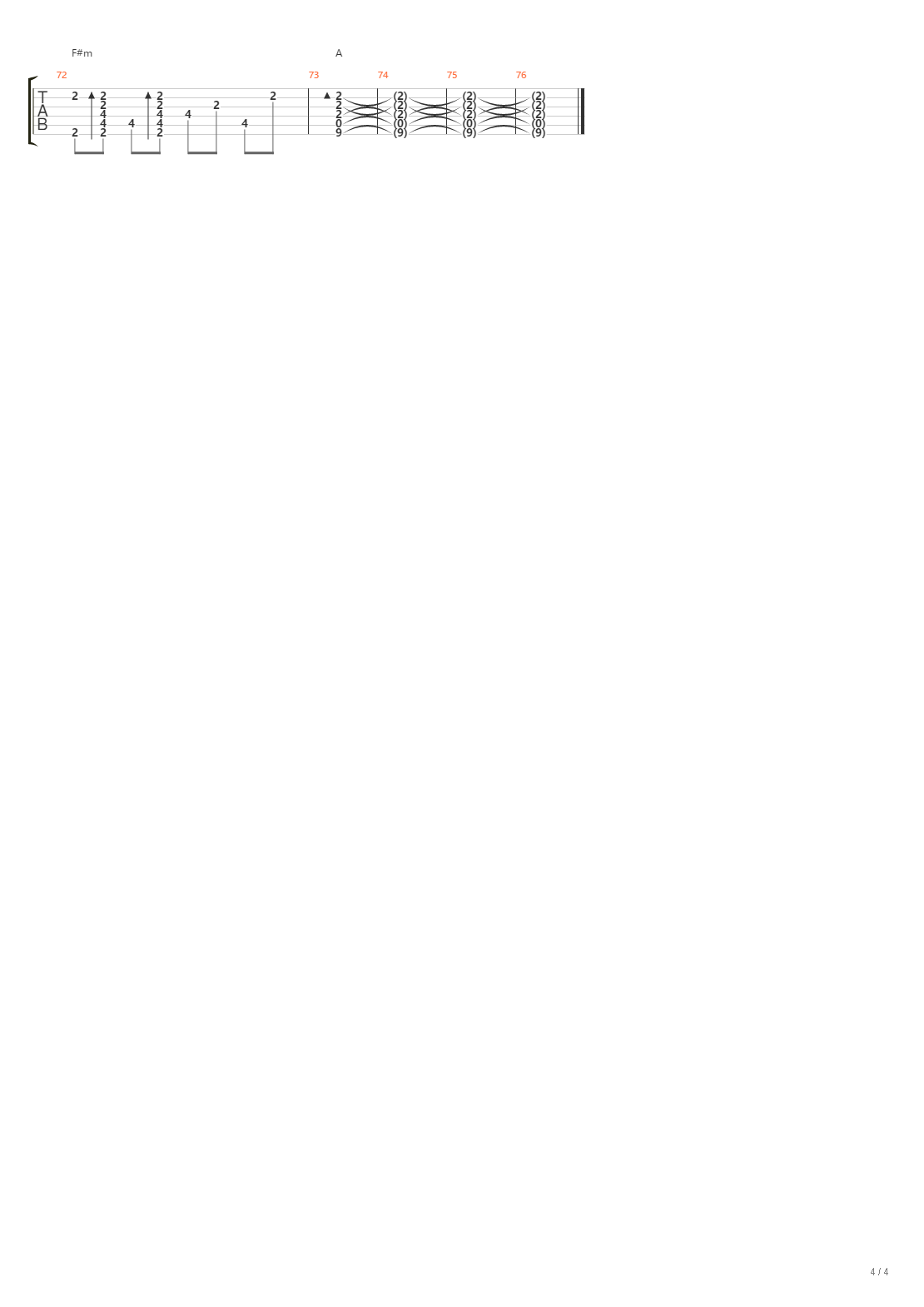 小小歌手（流行版A调）吉他谱