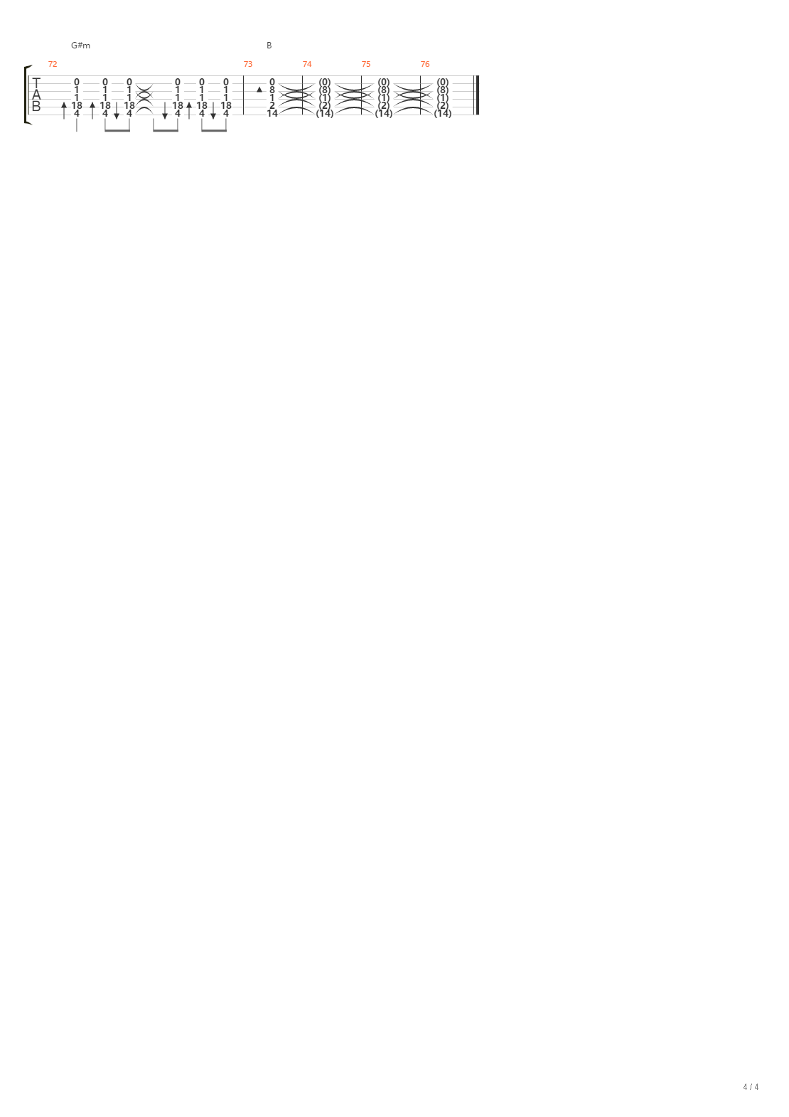 小小歌手（摇滚版A转B调）吉他谱