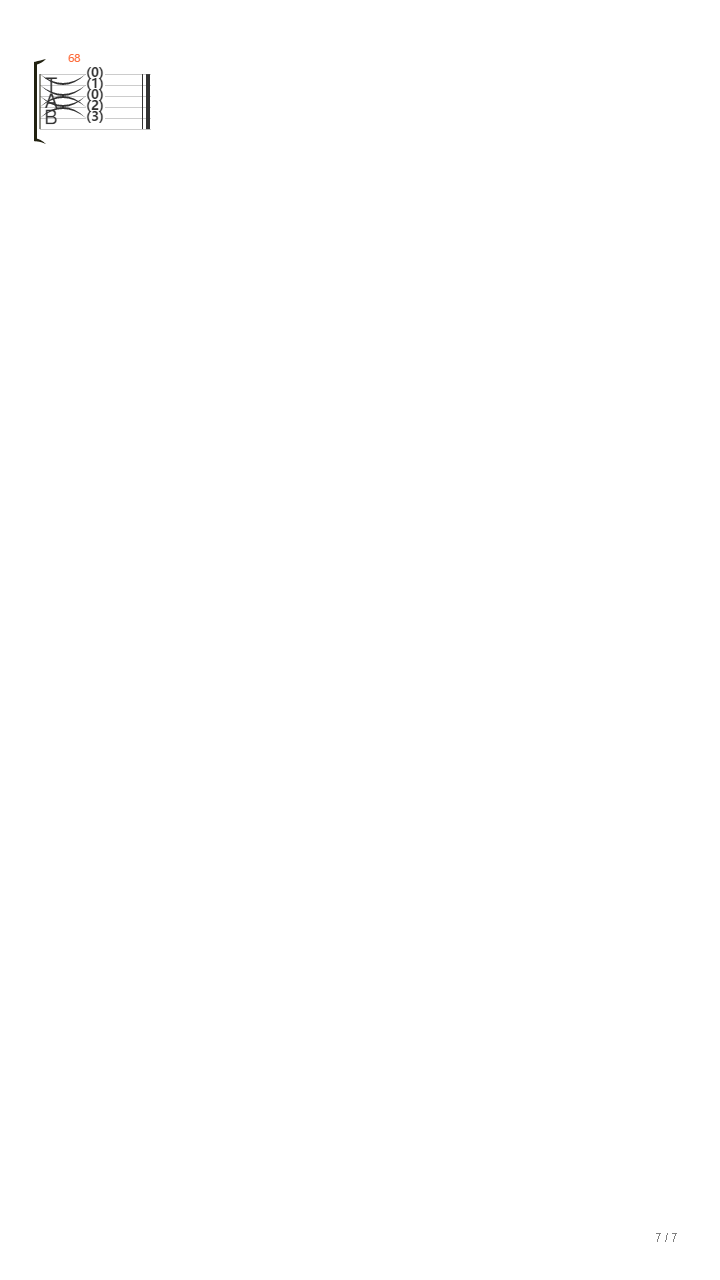 晴天（流行版C调）吉他谱
