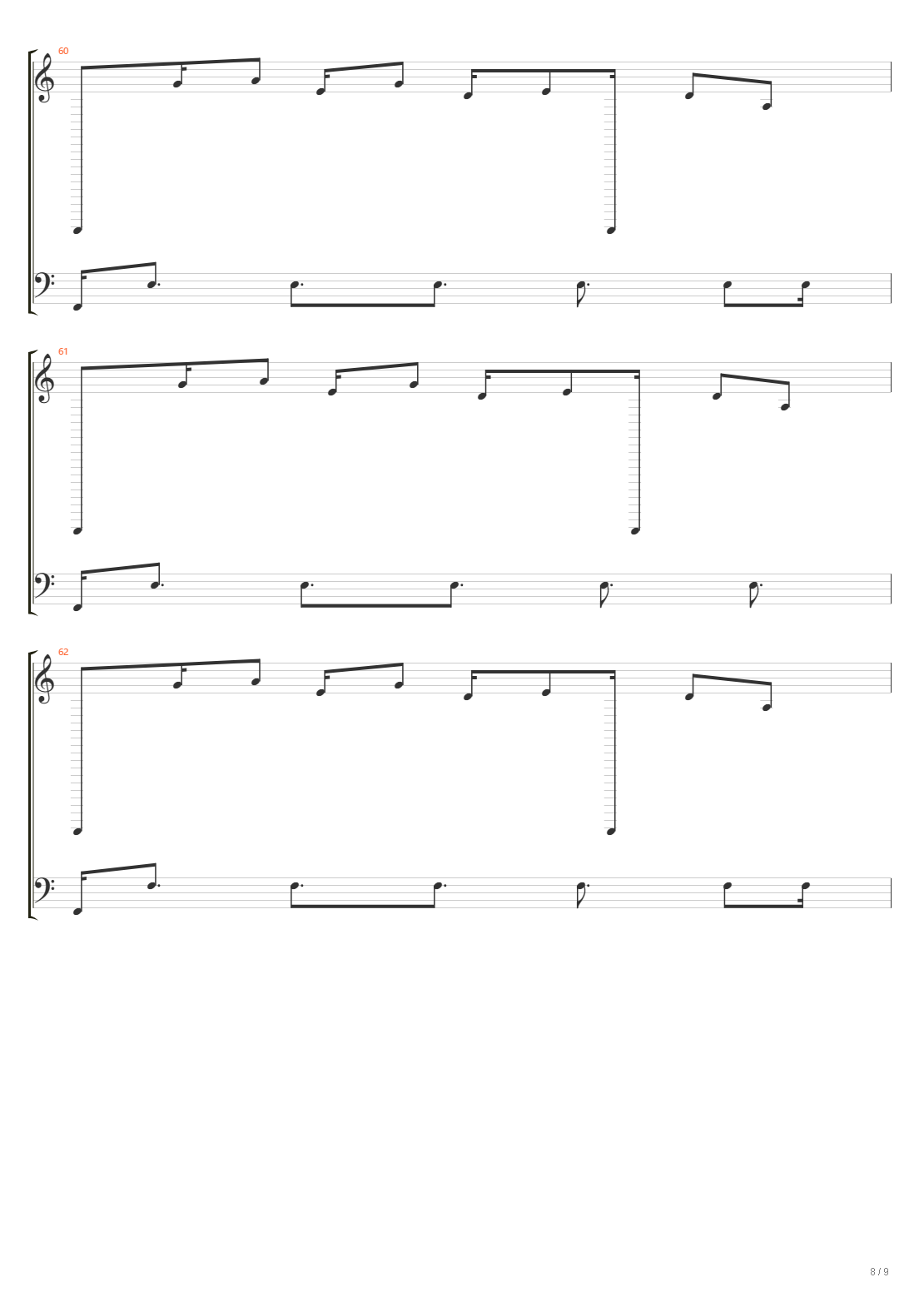 你的名字 - 三叶的主题曲（三葉のテーマ）吉他谱