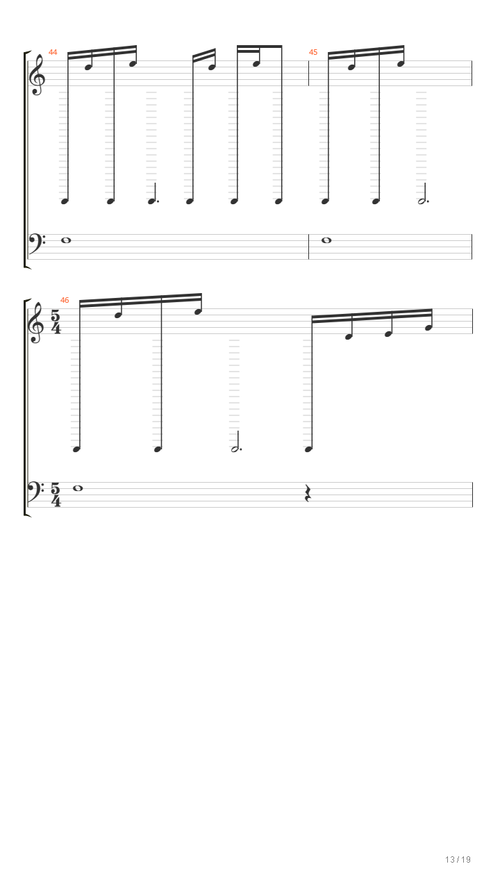 你的名字 - 三叶的主题曲（三葉のテーマ）吉他谱