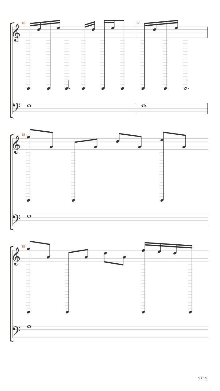 你的名字 - 三叶的主题曲（三葉のテーマ）吉他谱