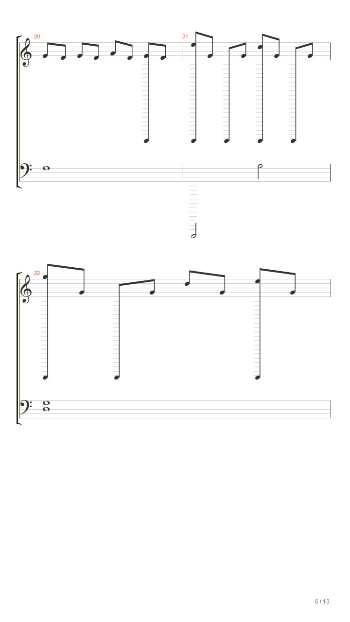 你的名字 - 三叶的主题曲（三葉のテーマ）吉他谱