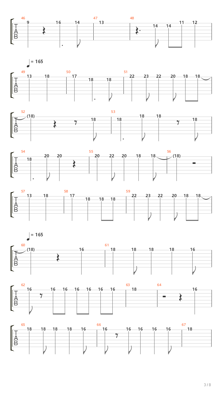 ブラック★ロックシューター(总谱)吉他谱