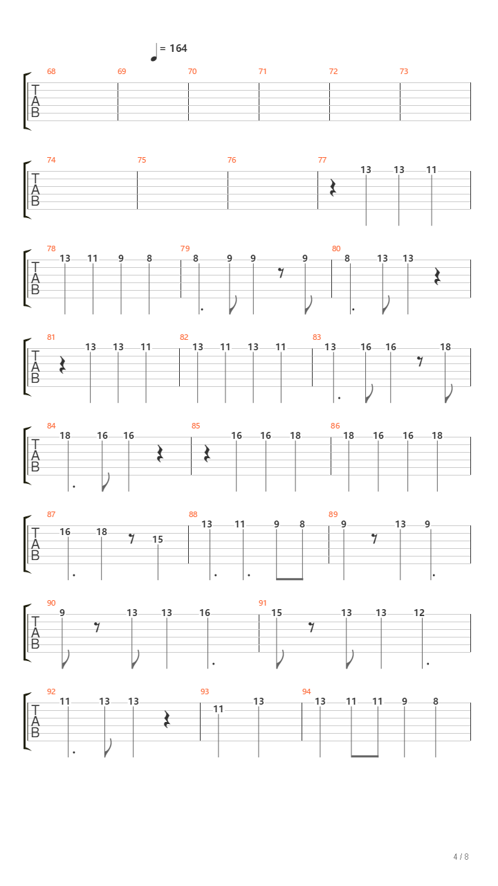 ブラック★ロックシューター(总谱)吉他谱