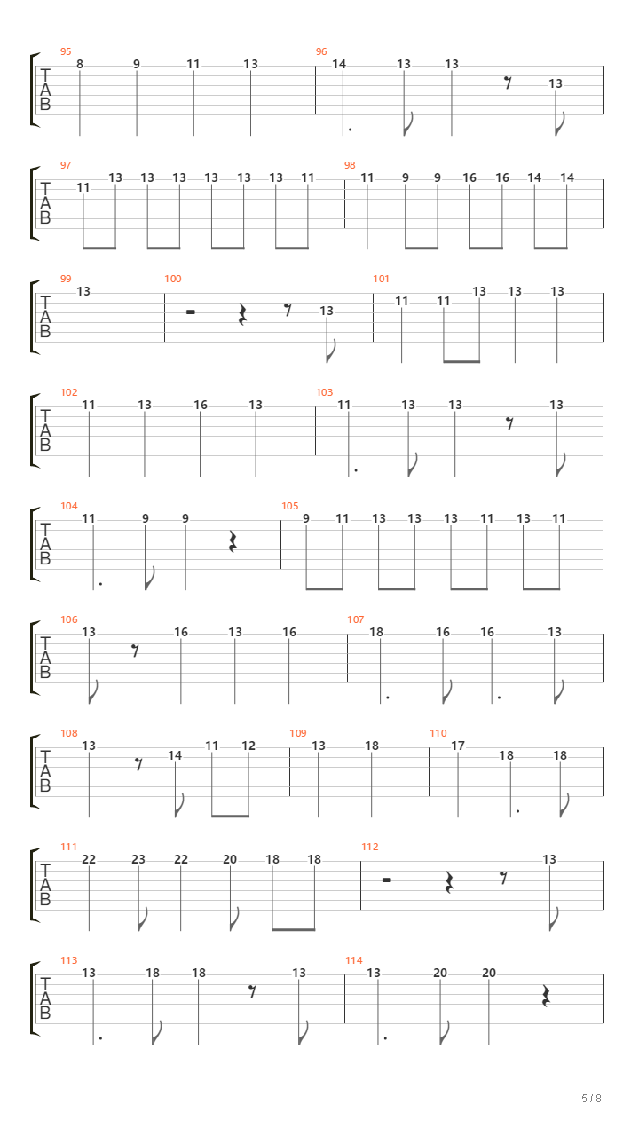 ブラック★ロックシューター(总谱)吉他谱
