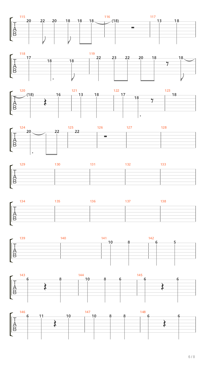 ブラック★ロックシューター(总谱)吉他谱