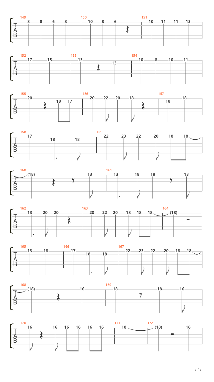 ブラック★ロックシューター(总谱)吉他谱
