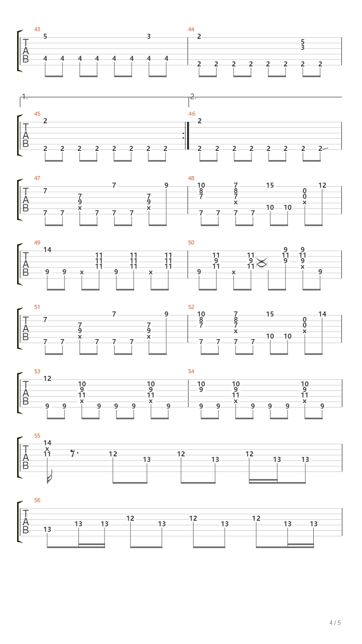 云宫迅音吉他谱