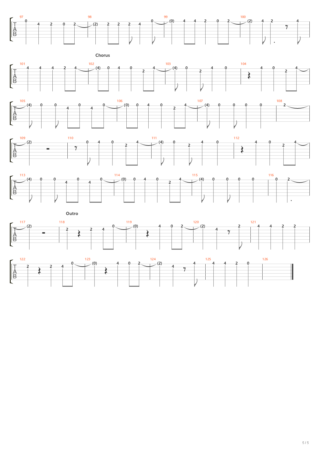 Landmines吉他谱