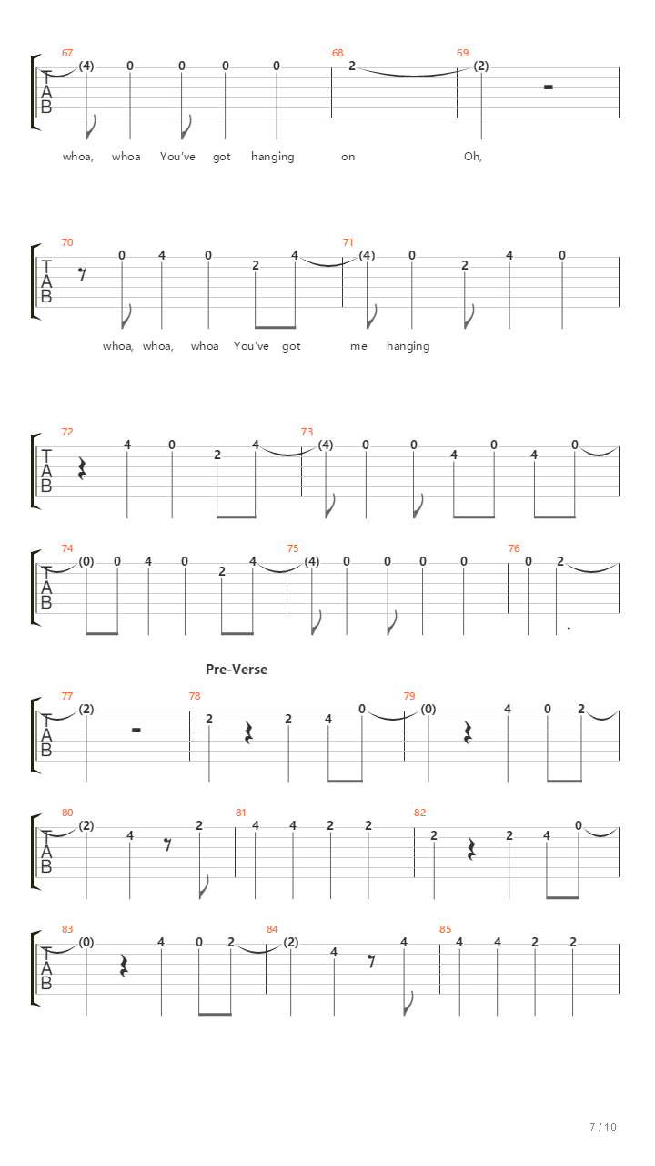 Landmines吉他谱