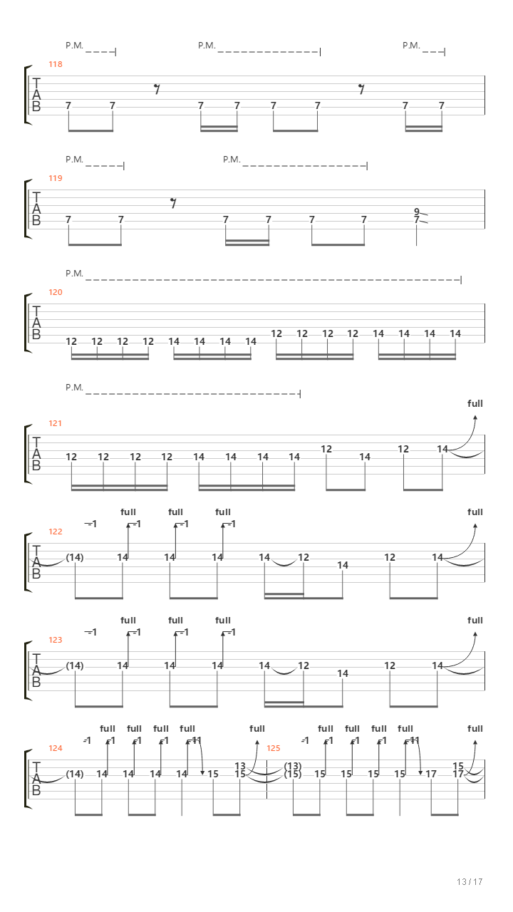 WWVII Part I&II吉他谱