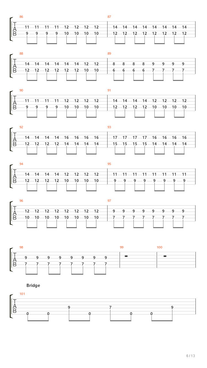 BLACK HOLE吉他谱