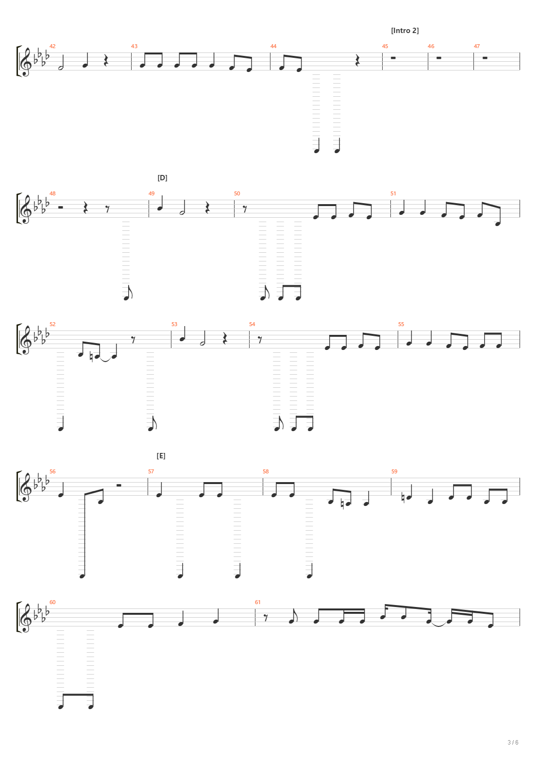 CHEMICAL REACTION吉他谱