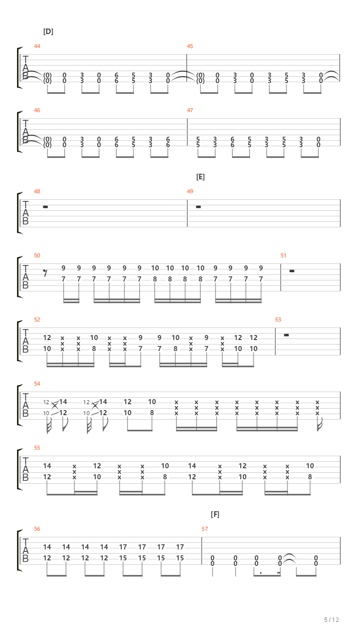 Without Holding Back吉他谱