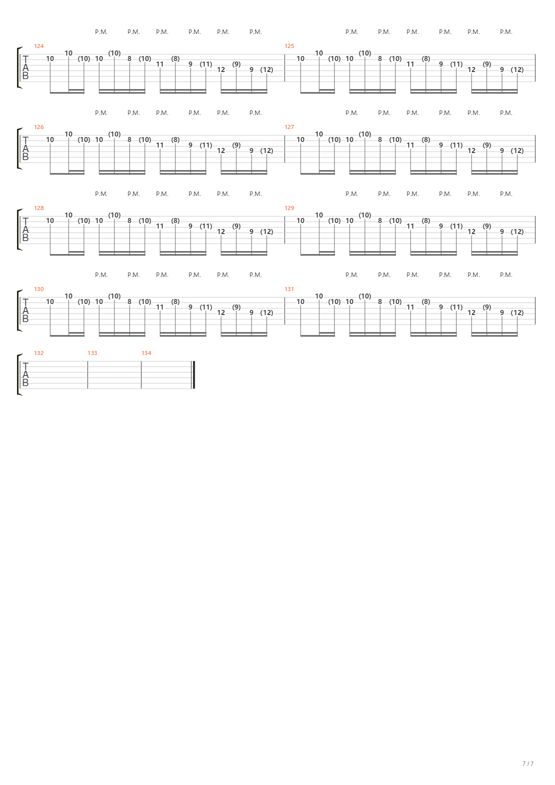 緋色のDANCE吉他谱