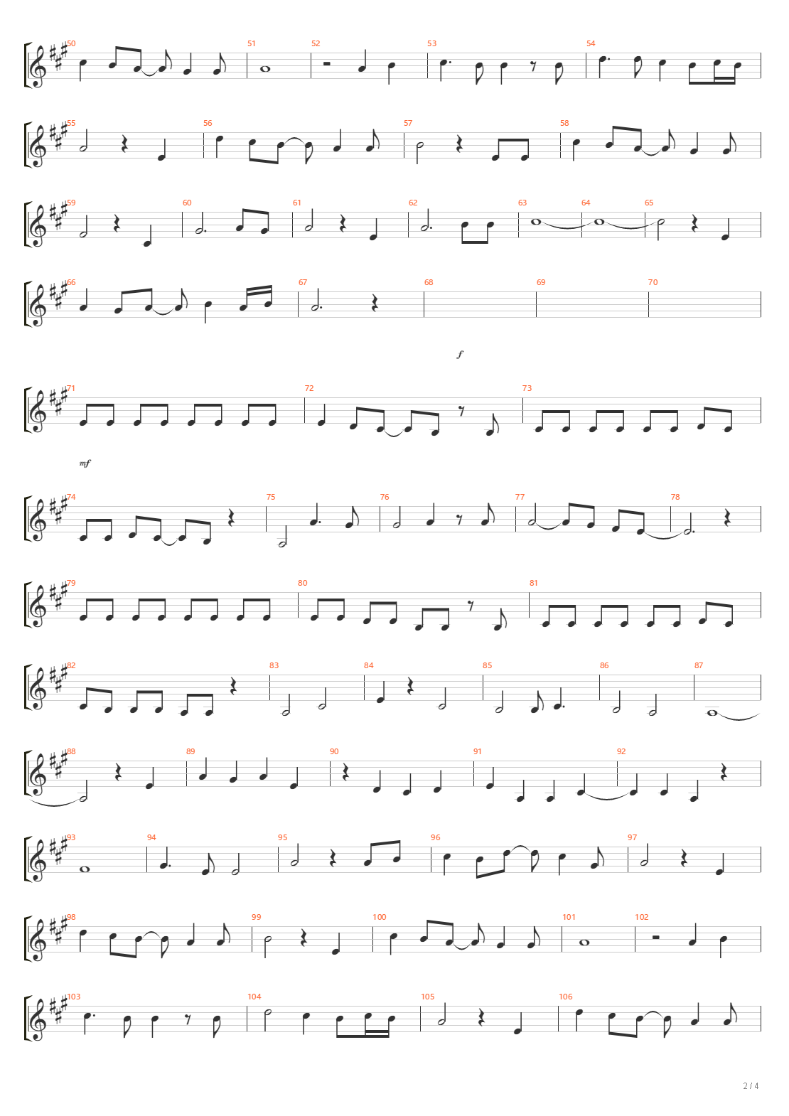 君の知らない物語吉他谱