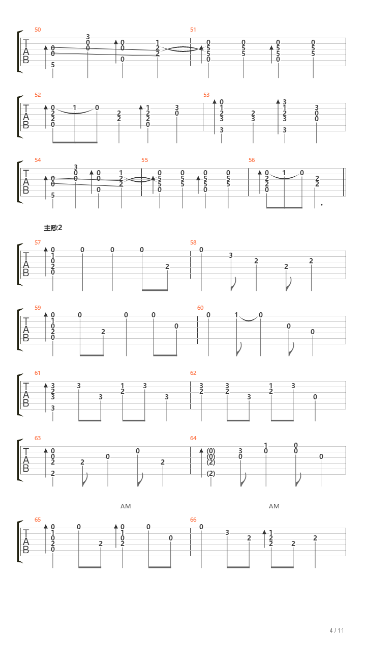 病名为爱吉他谱