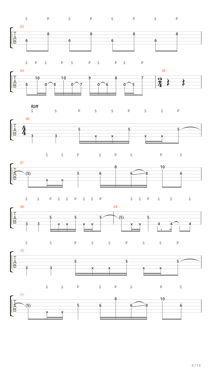 FRUSTRATION吉他谱