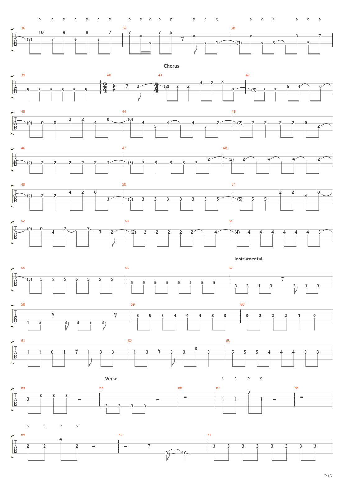 Redline吉他谱