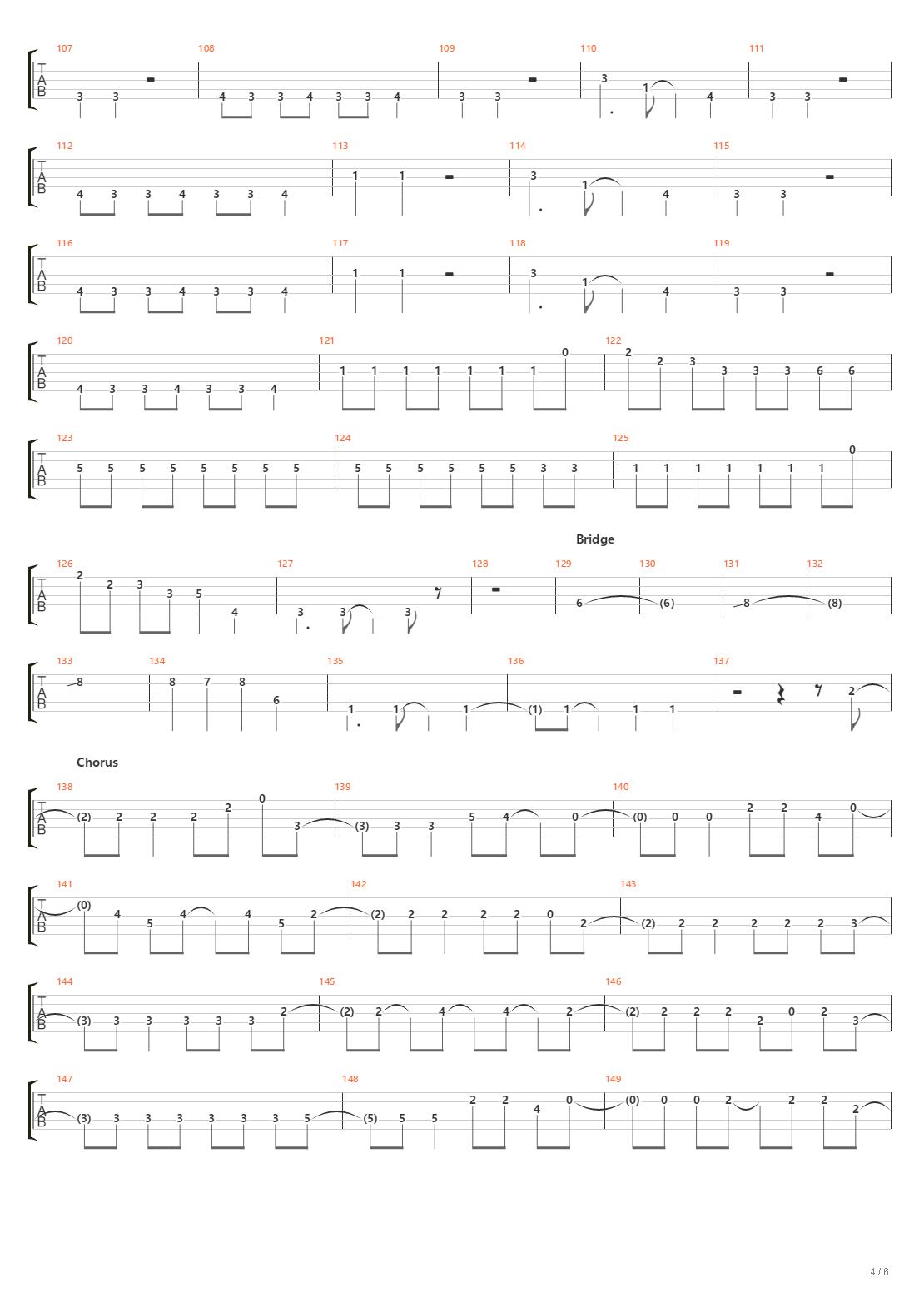 Redline吉他谱