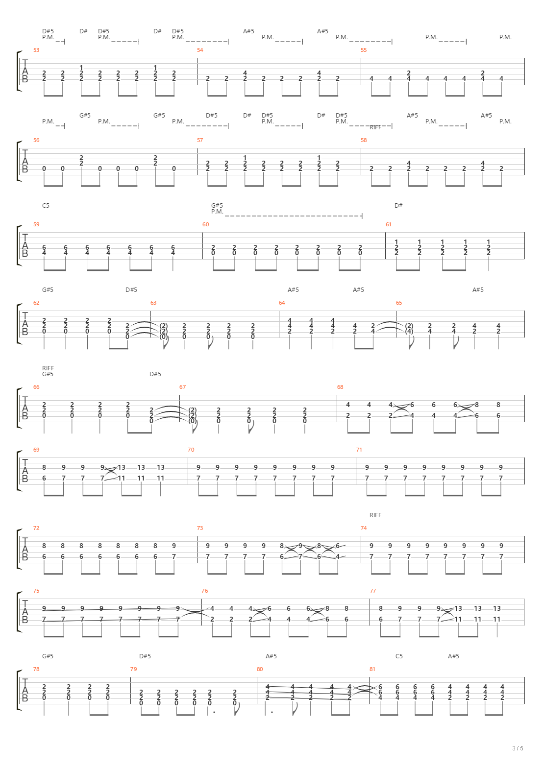 Landmines吉他谱