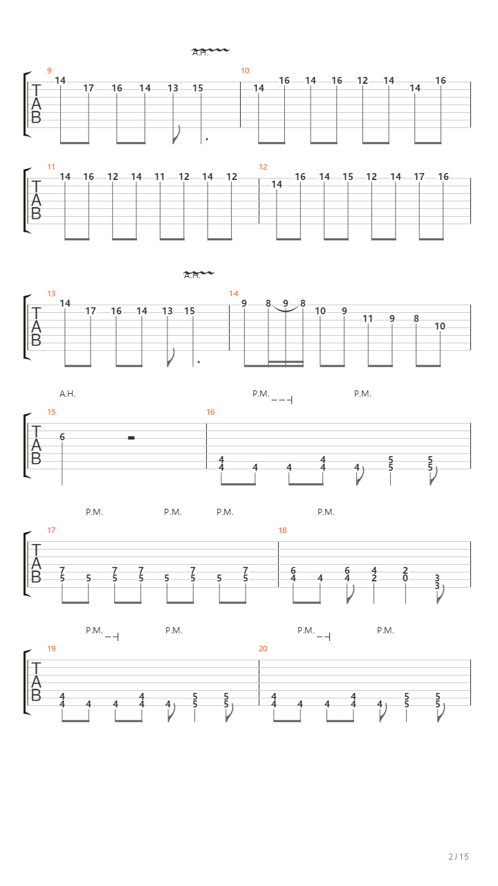 Mas?uerade Rhapsody Re?uest吉他谱