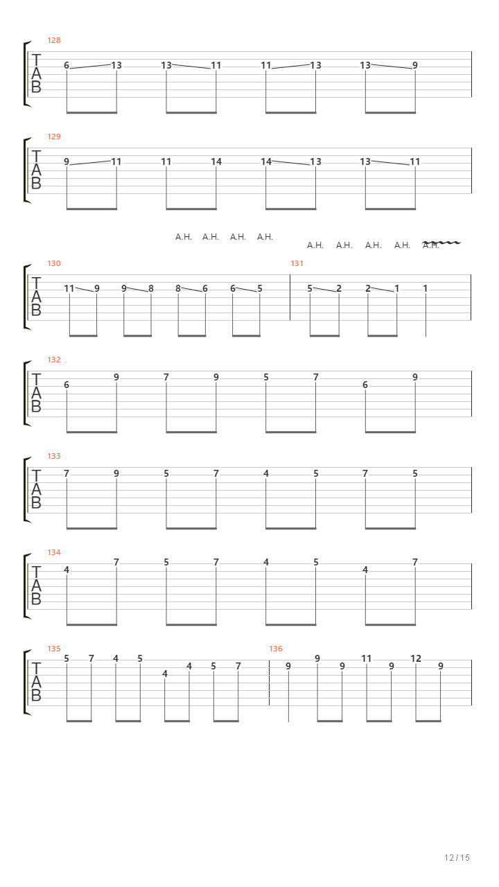 Mas?uerade Rhapsody Re?uest吉他谱