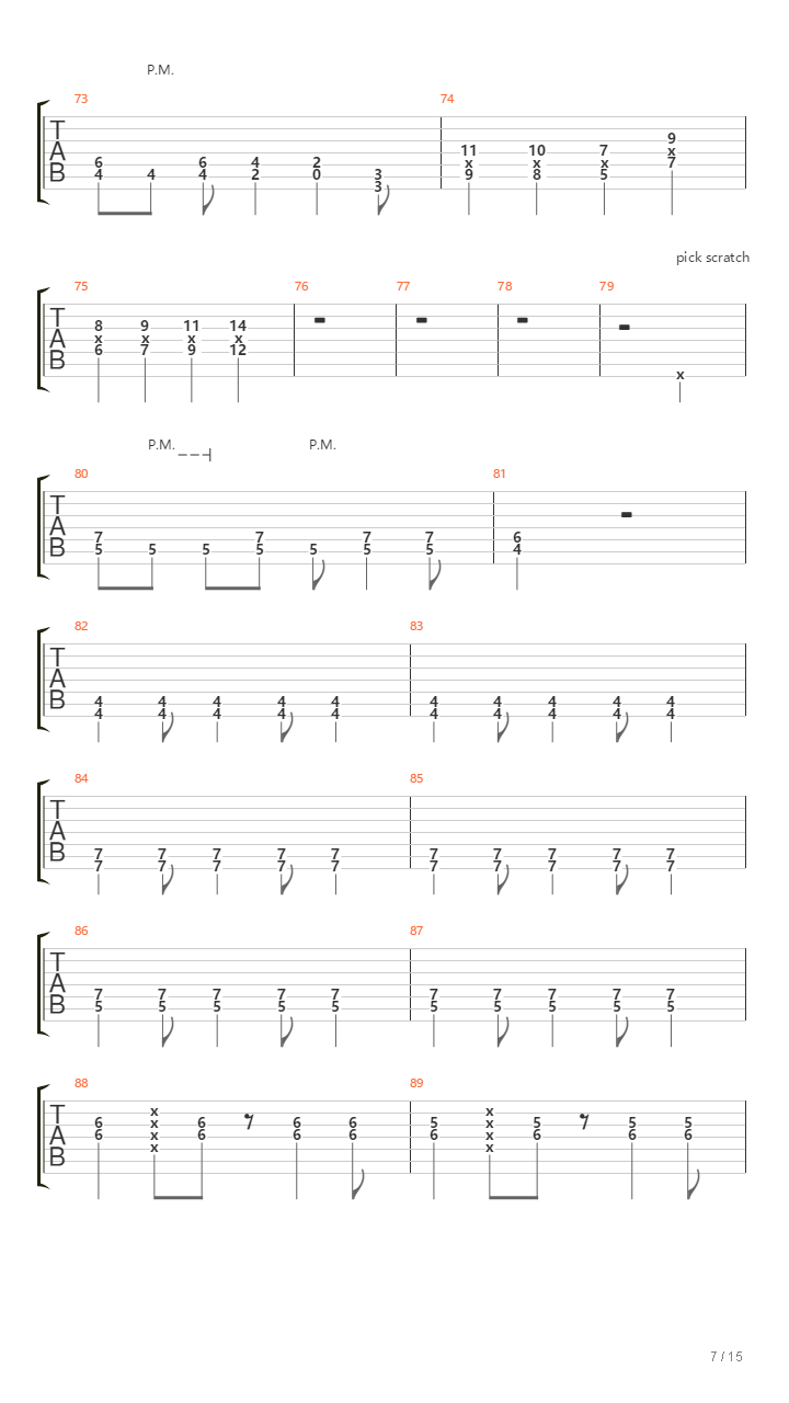 Mas?uerade Rhapsody Re?uest吉他谱