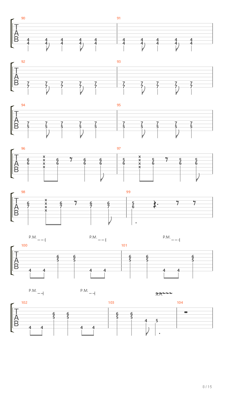 Mas?uerade Rhapsody Re?uest吉他谱