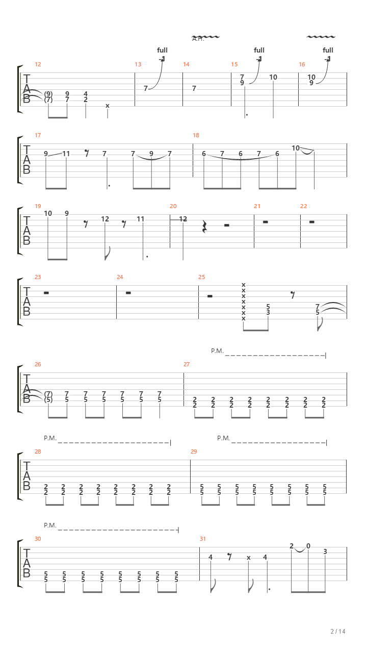 Symbol II : Air吉他谱