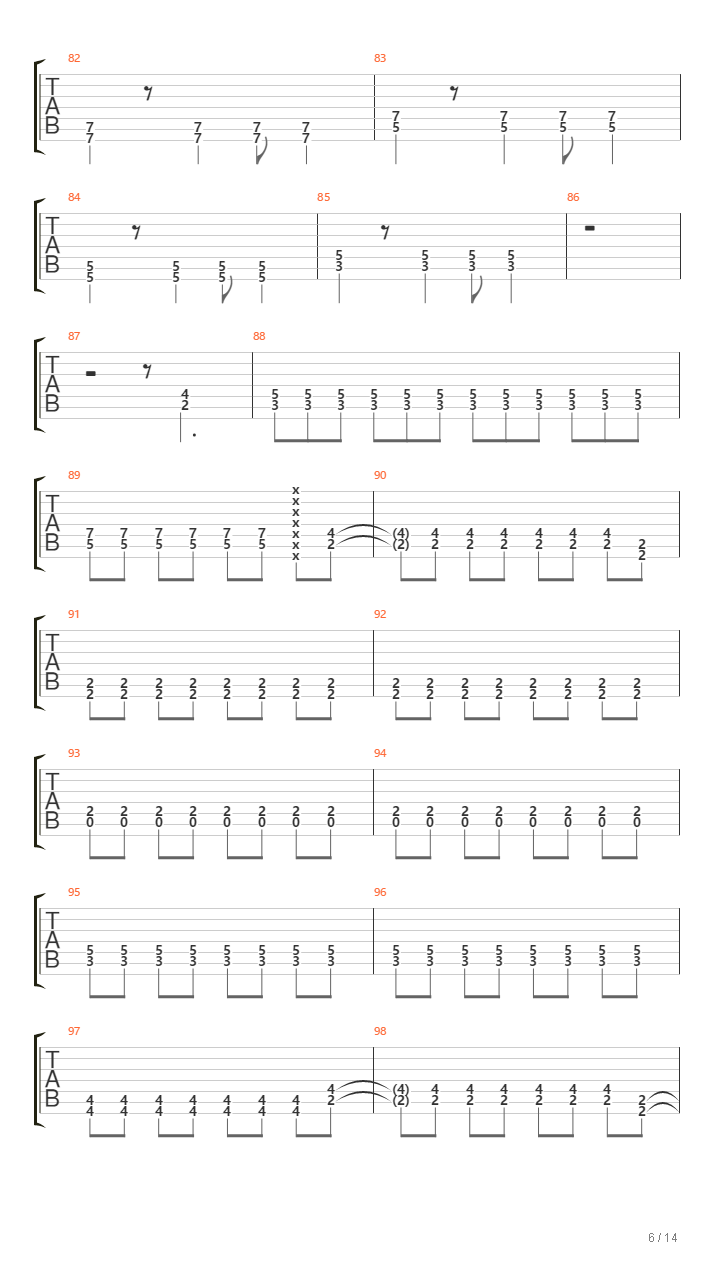 Symbol II : Air吉他谱