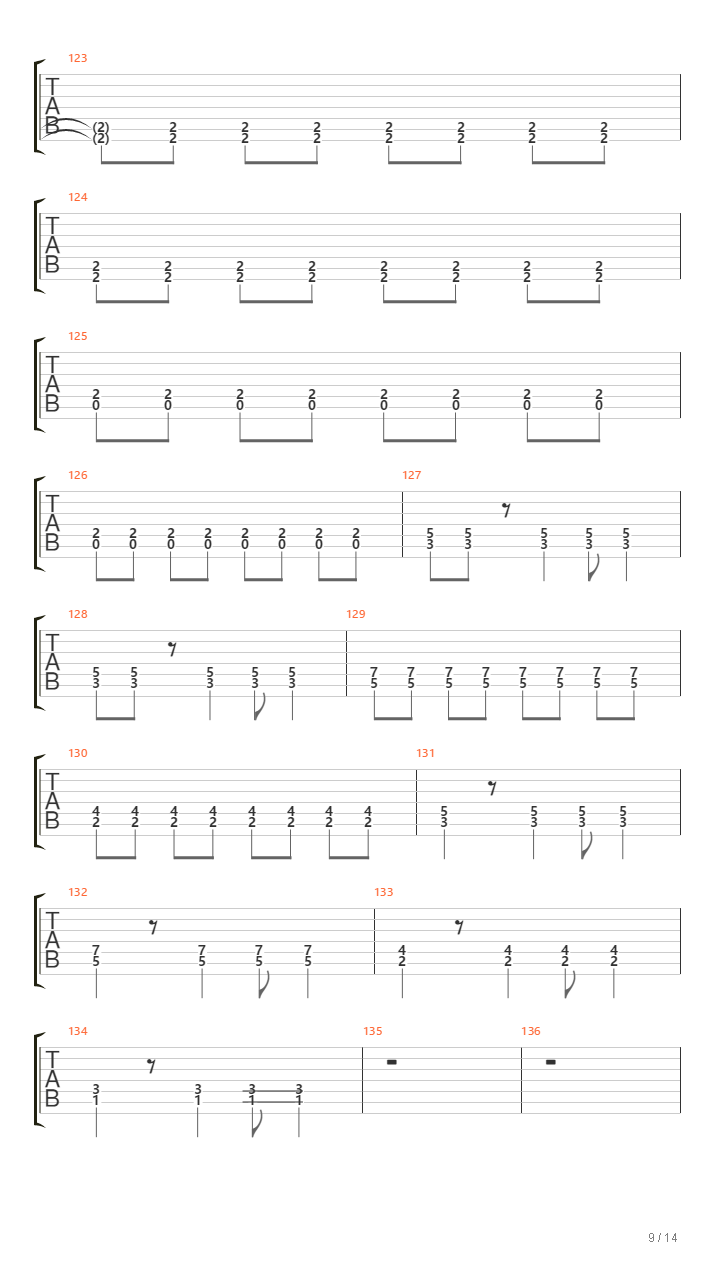 Symbol II : Air吉他谱