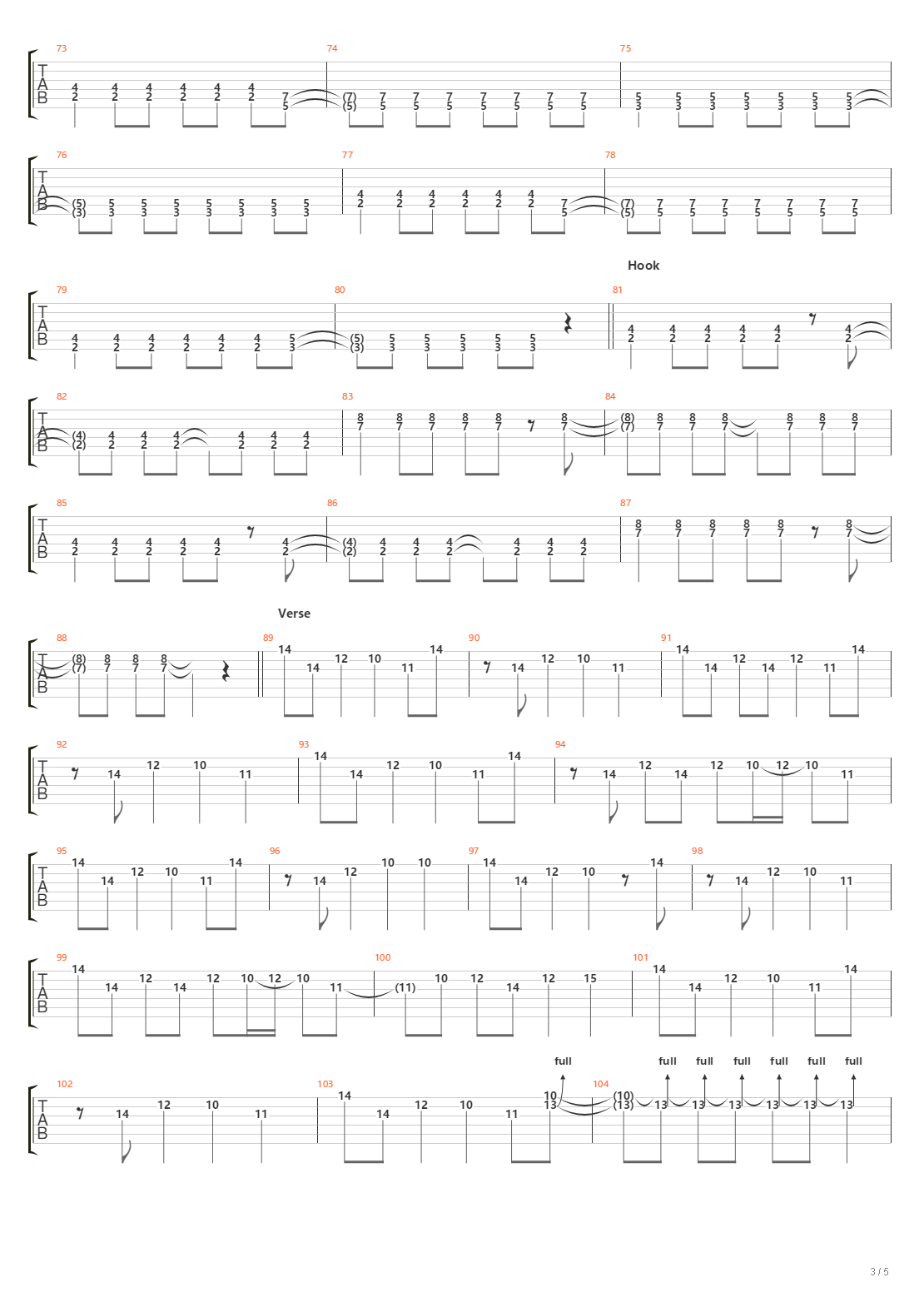 ローリンガール吉他谱