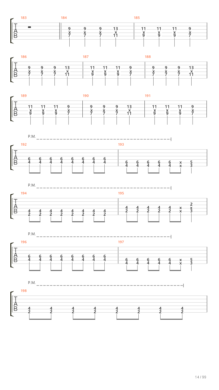 Infinity On High吉他谱