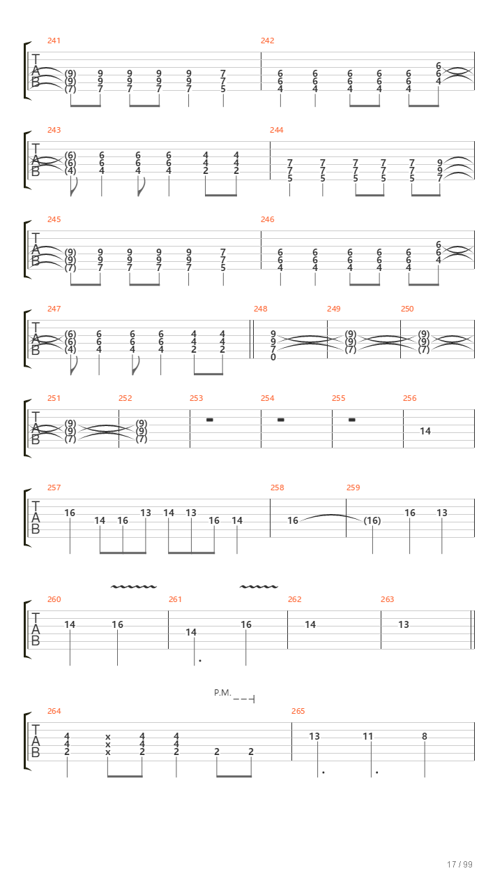 Infinity On High吉他谱