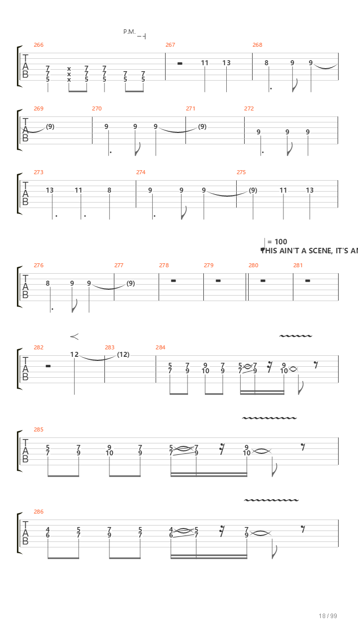Infinity On High吉他谱