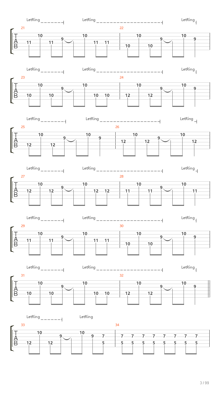 Infinity On High吉他谱
