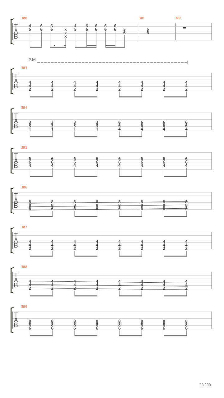 Infinity On High吉他谱