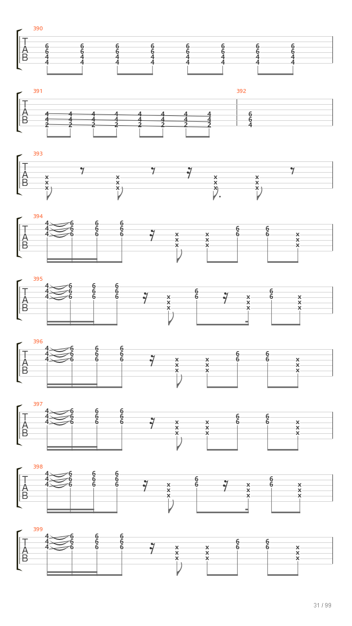Infinity On High吉他谱