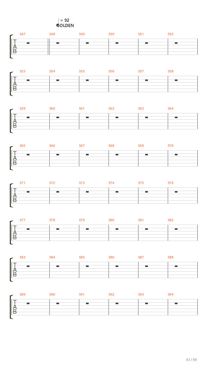 Infinity On High吉他谱
